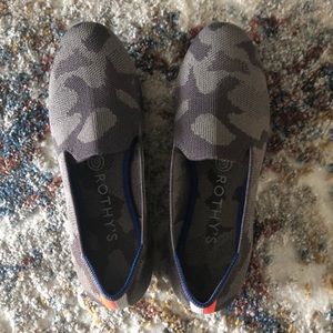 Rothy’s mink camo loafers